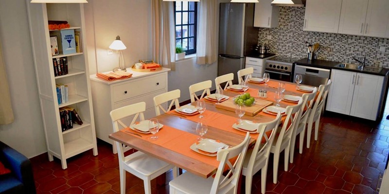 Kitchen With Dining Area