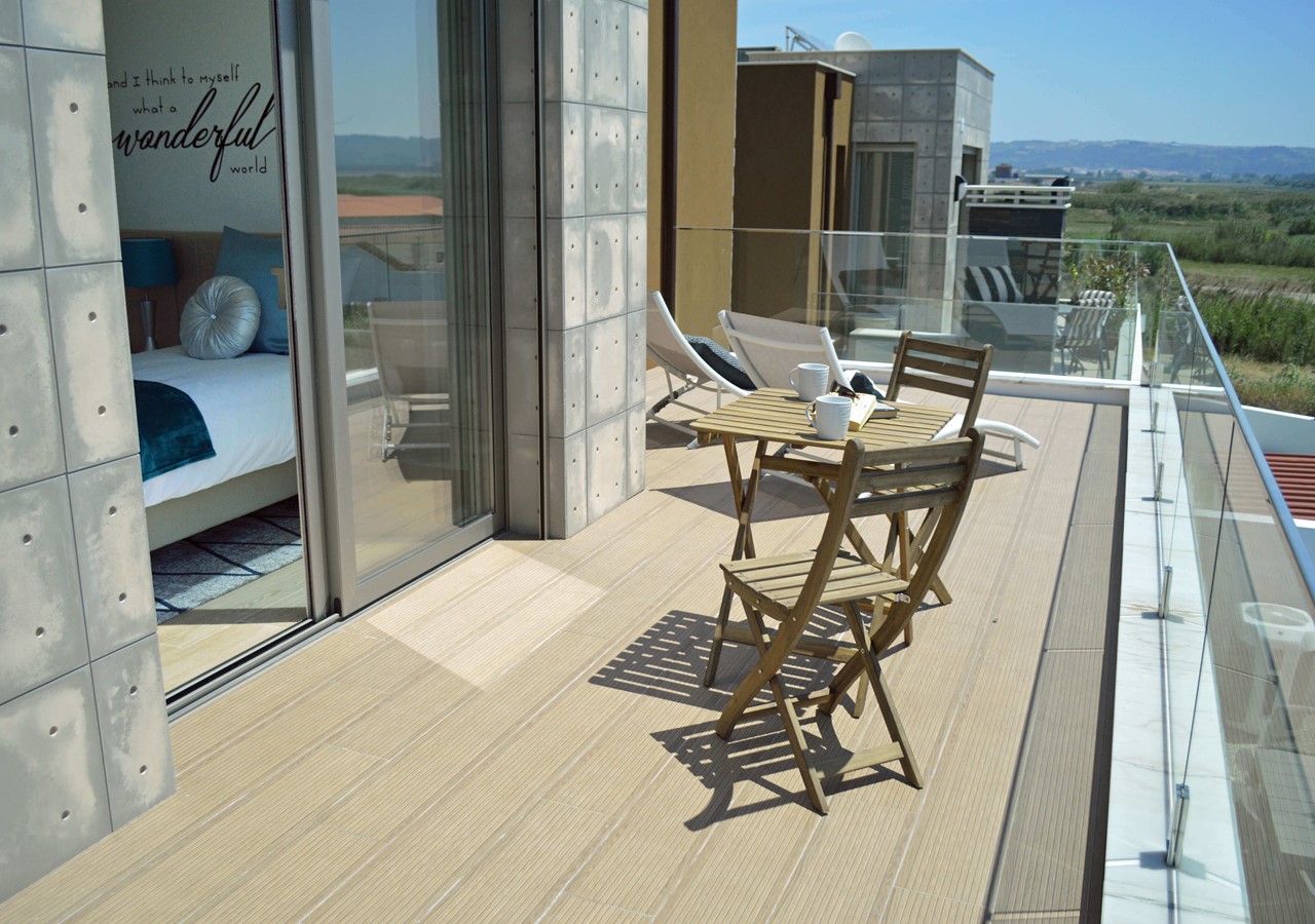 Balcony With View Over The Pool