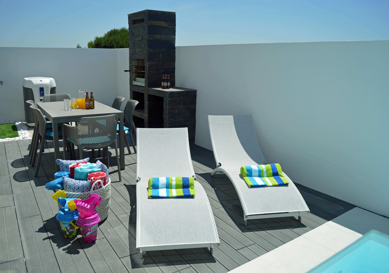 Outdoor Area Of Lavender Fields Villa