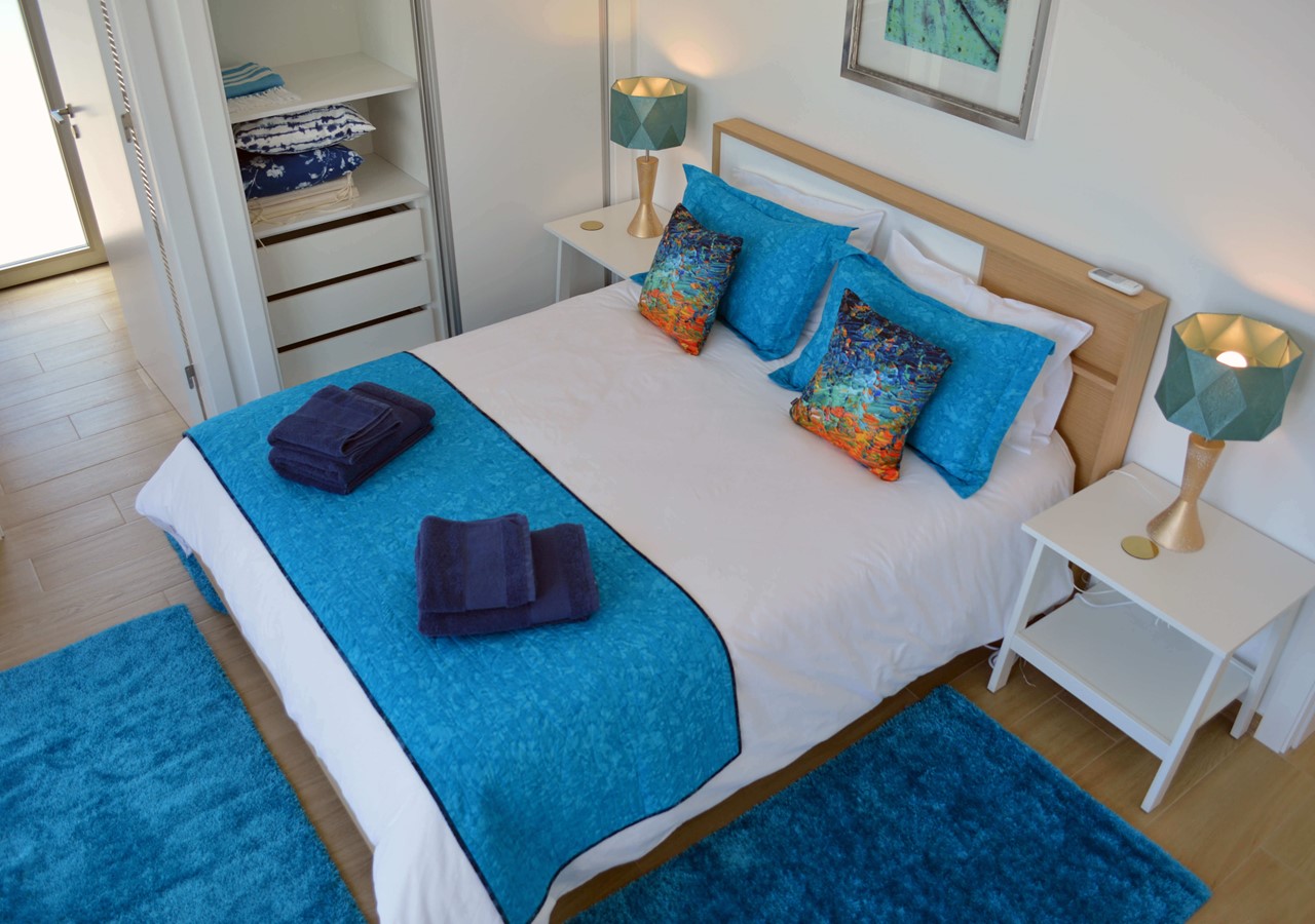 mar em Campo double bedroom