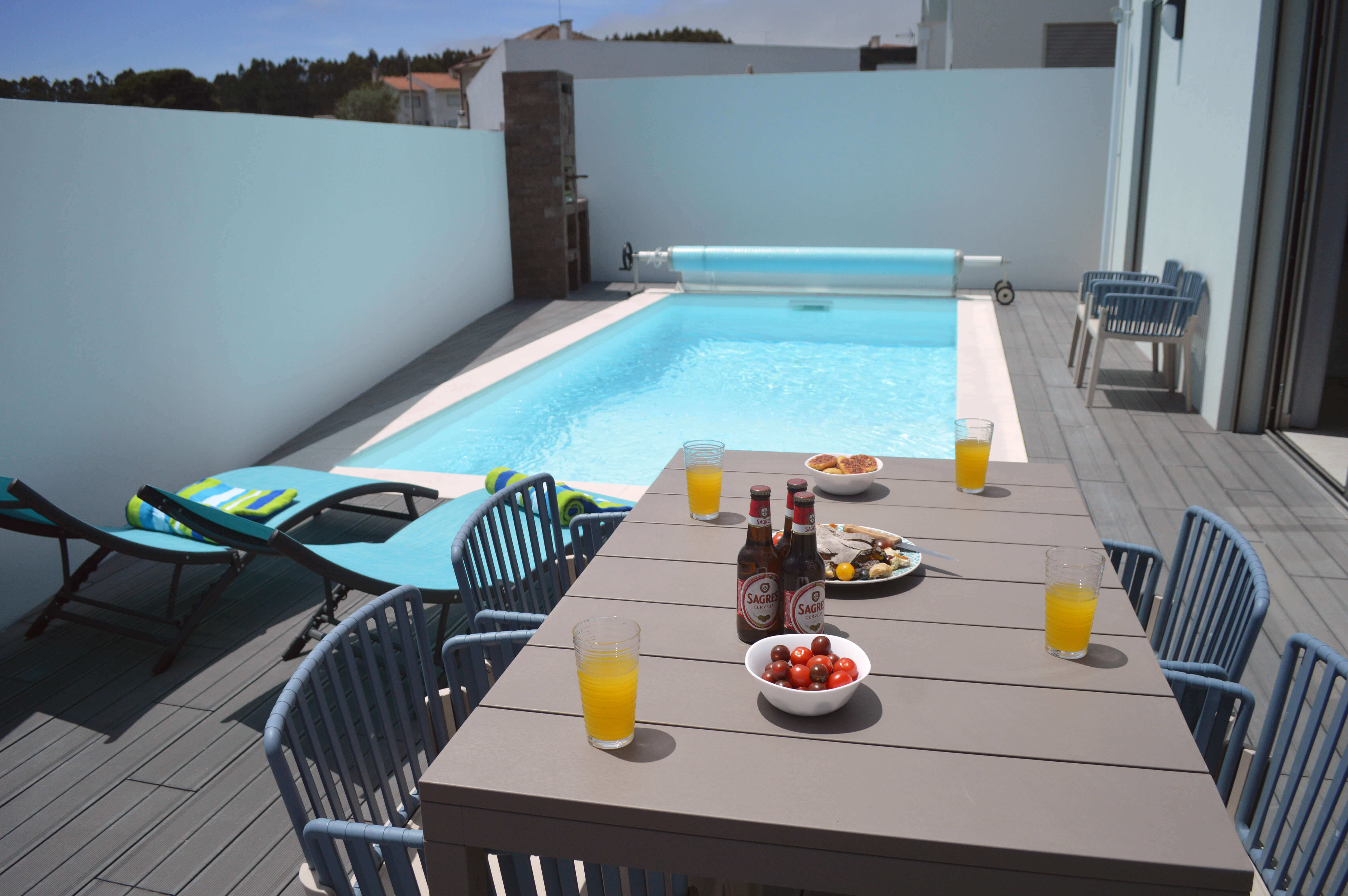 Mar e Campo Villa - Deslumbrante villa contemporânea com terraço privado e piscina aquecida