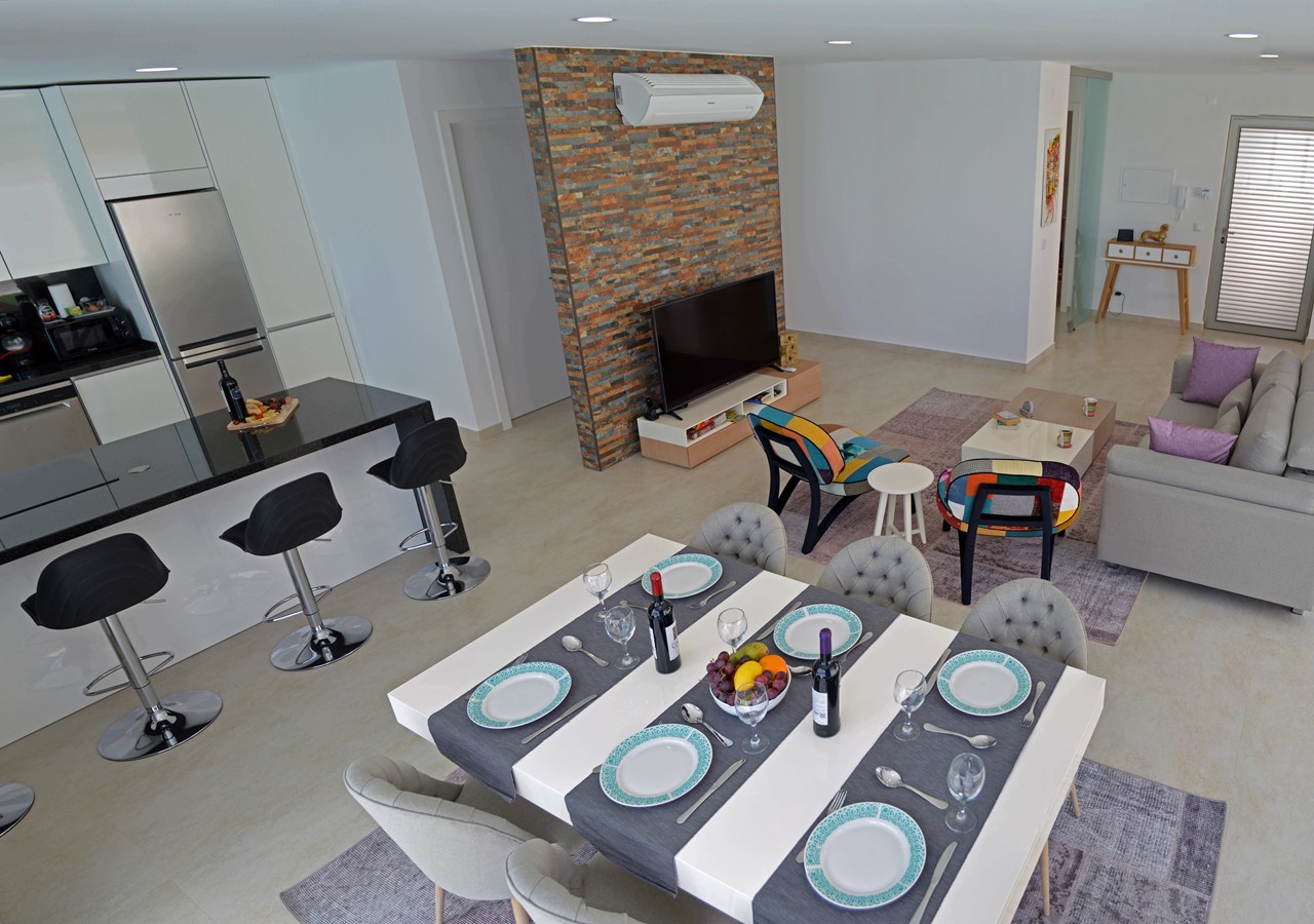 Open space dining area