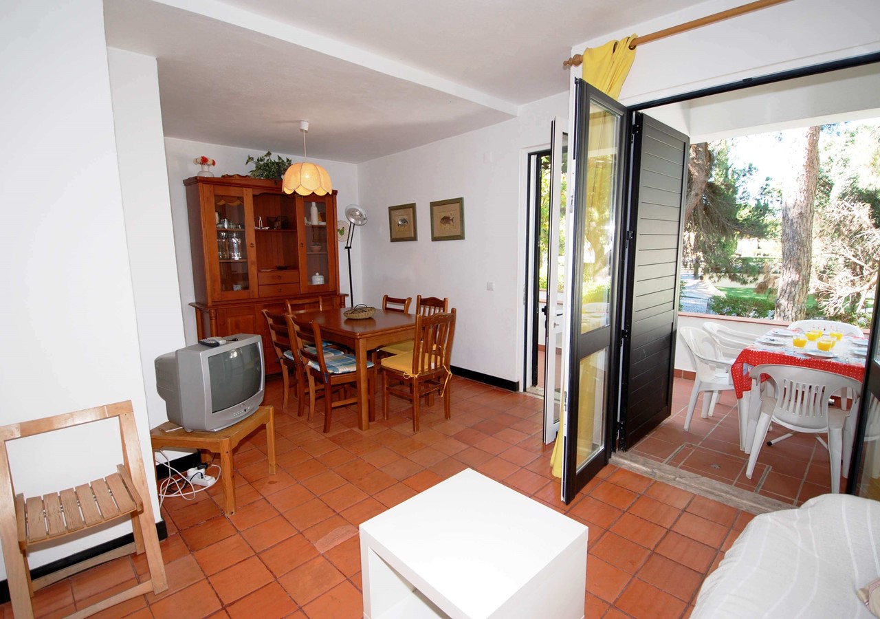 Living area with access to balcony