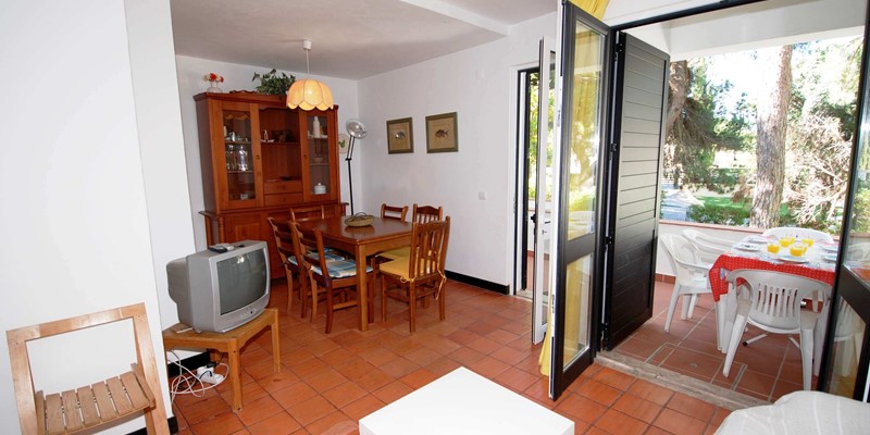 Living area with access to balcony