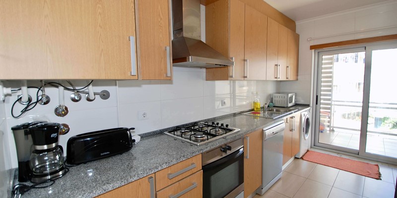 Kitchen With Balcony