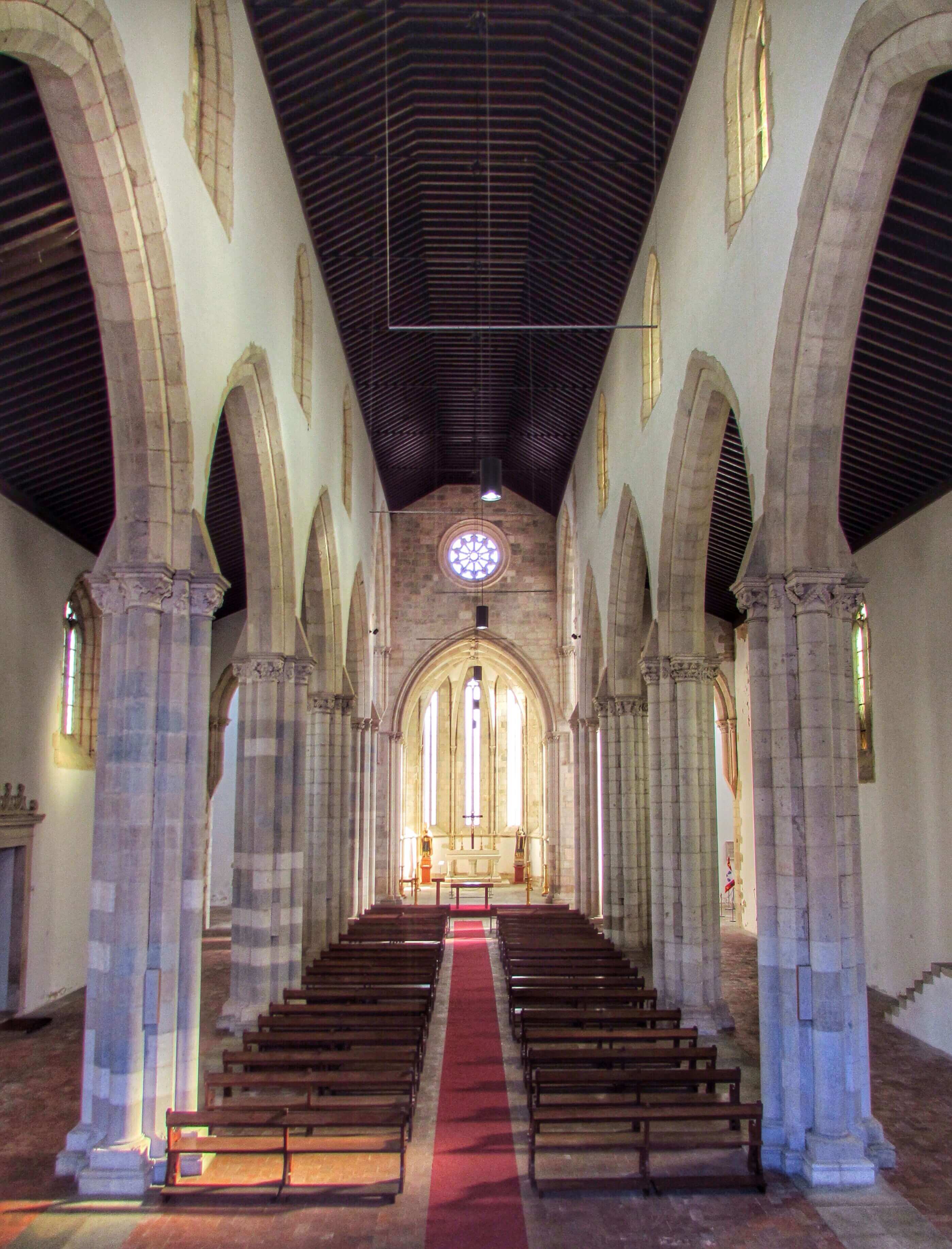 The Church Of Santo Agostihno Da Graca Church In Santarem
