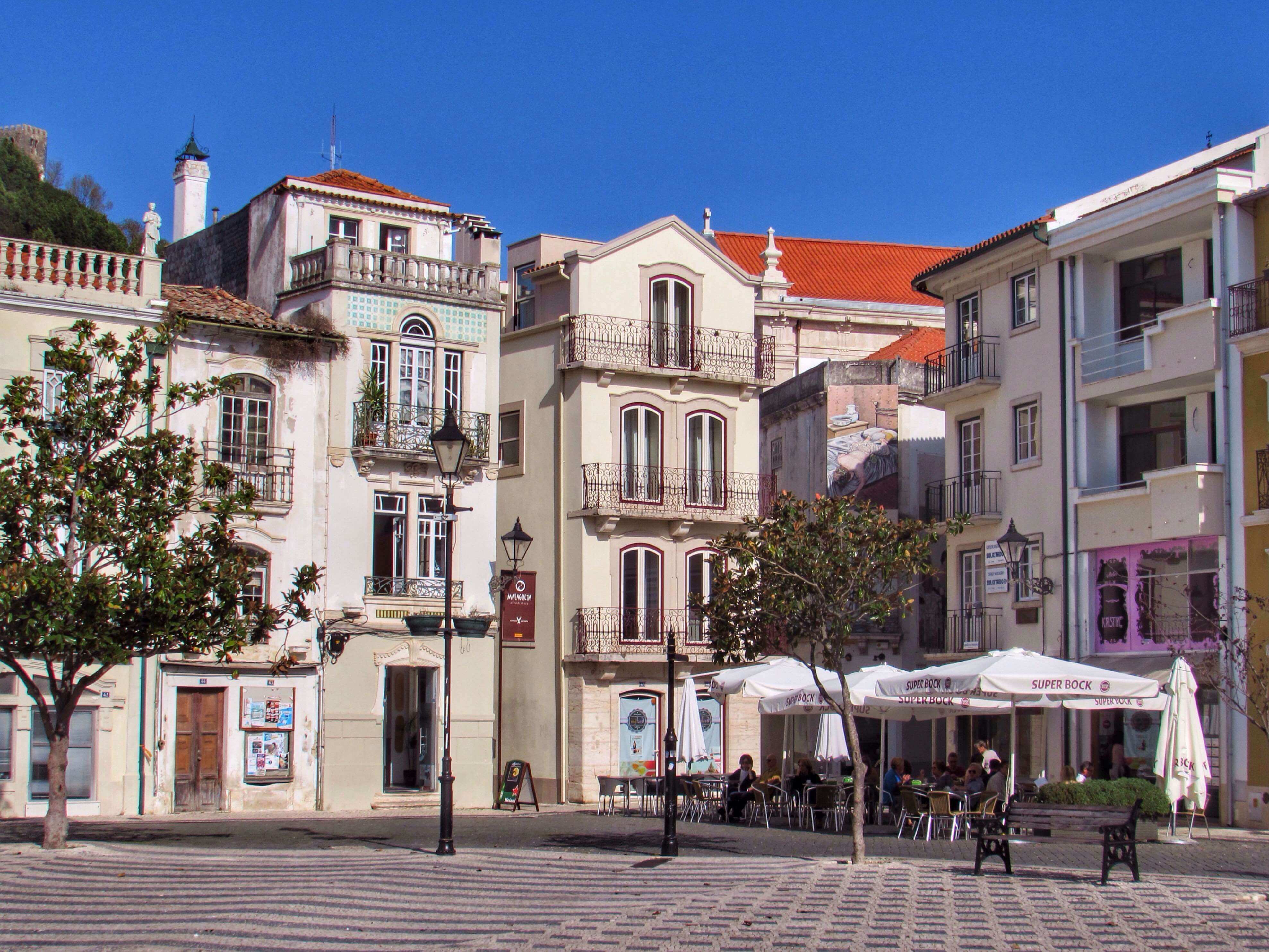 Pastries In The Sunny Square Leiria