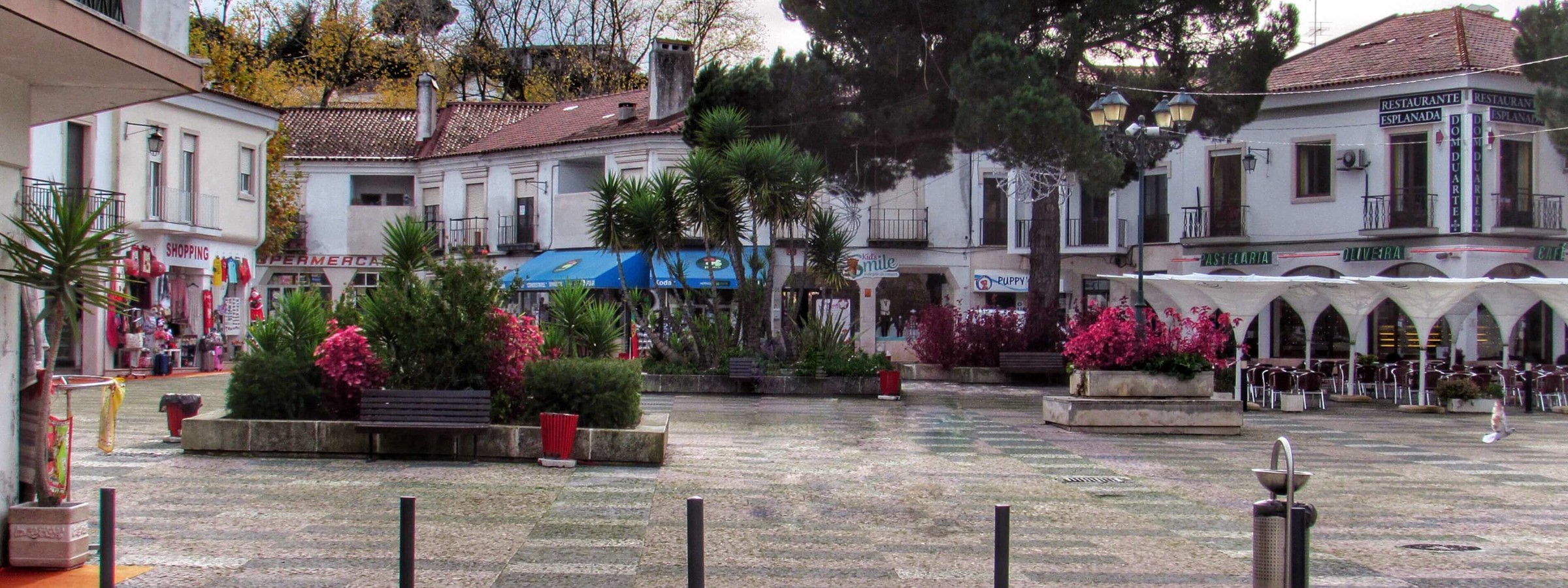 Old Town Shops Near Museum In Batalha