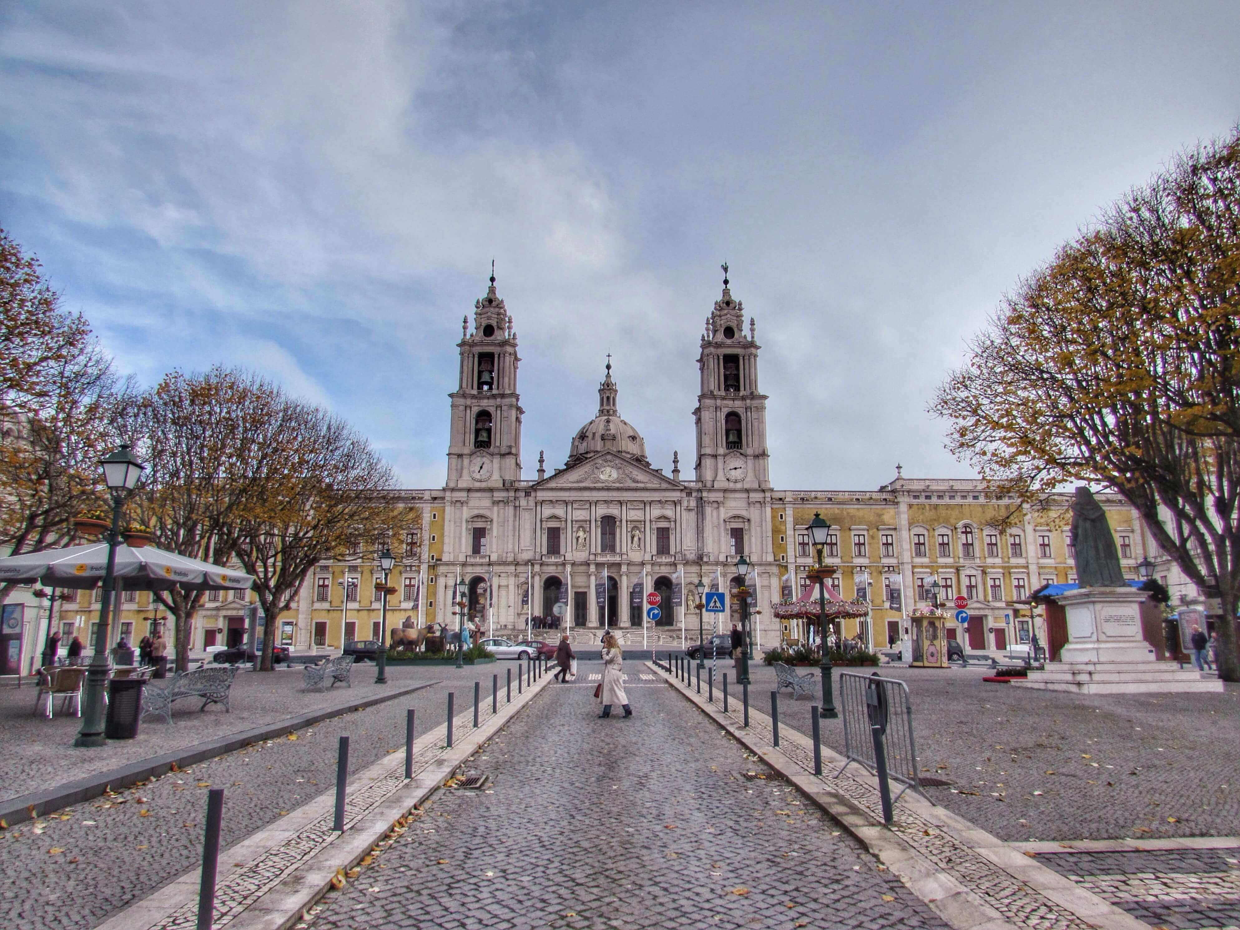 Many Spots For A Drink In The Shadows Of The Palace Of Mafra