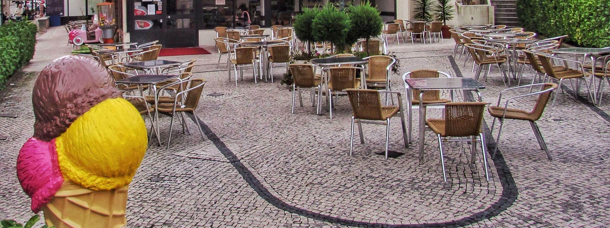 Patio Seating For A Drink In The Sunshine