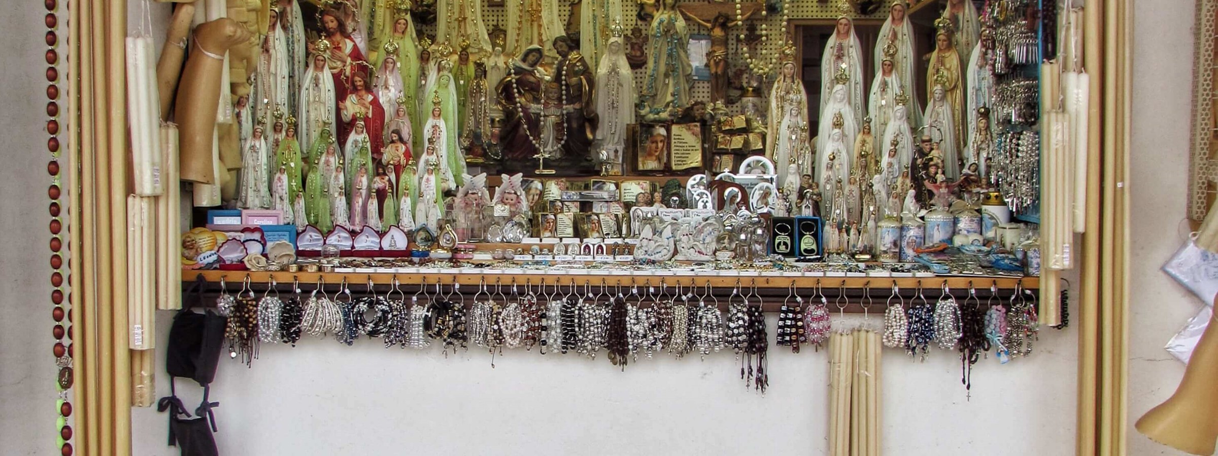 An Abundance Of Religious Items For Sale In Fatima