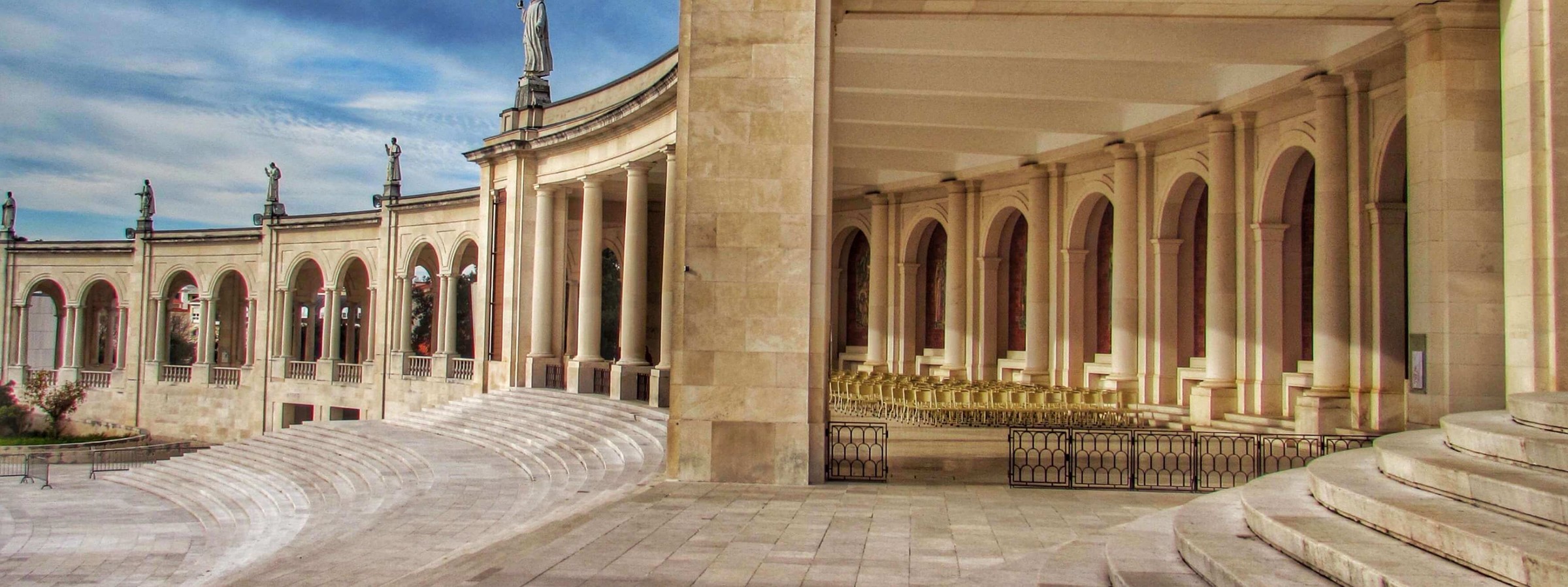 The Basilica Of Our Lady Of Fatima Has Many Angles