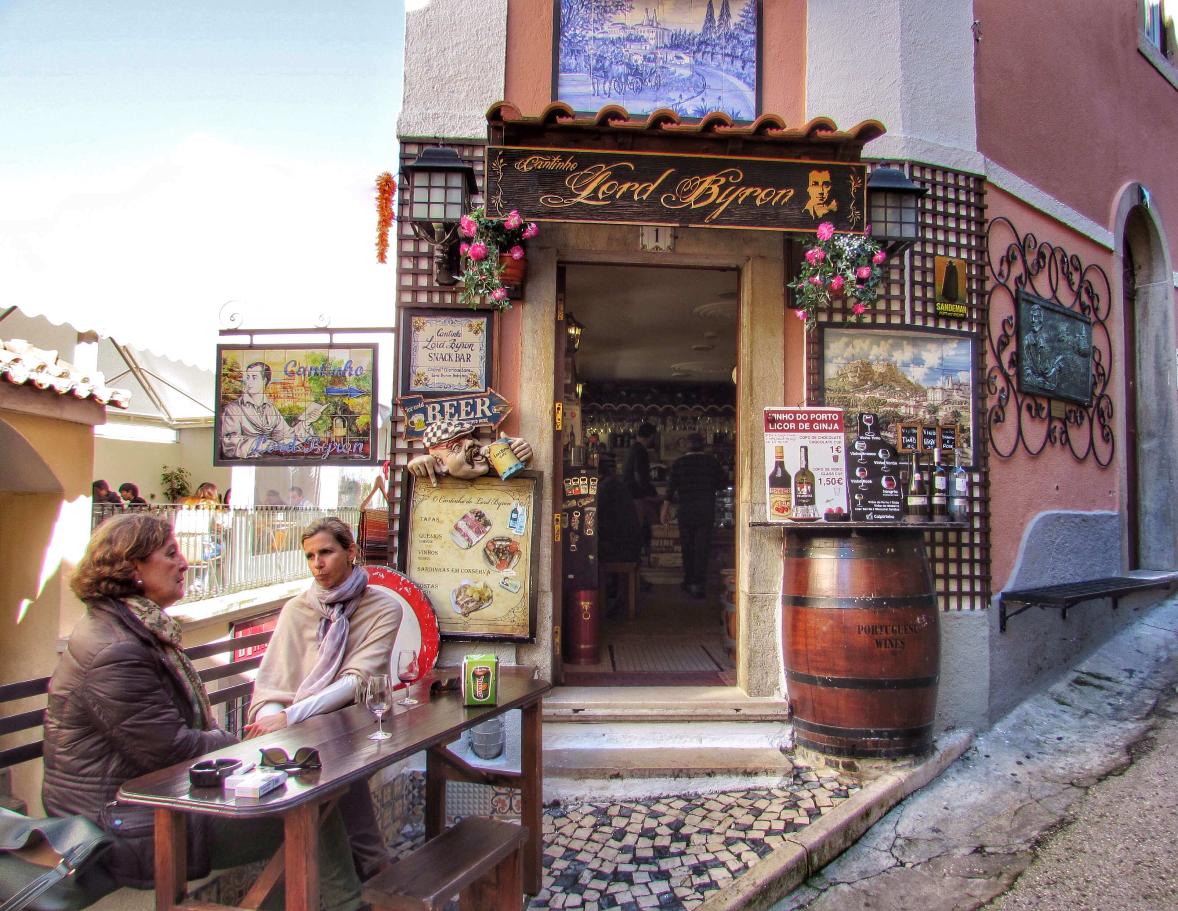 Picturesque Spot For A Drink In Sintra