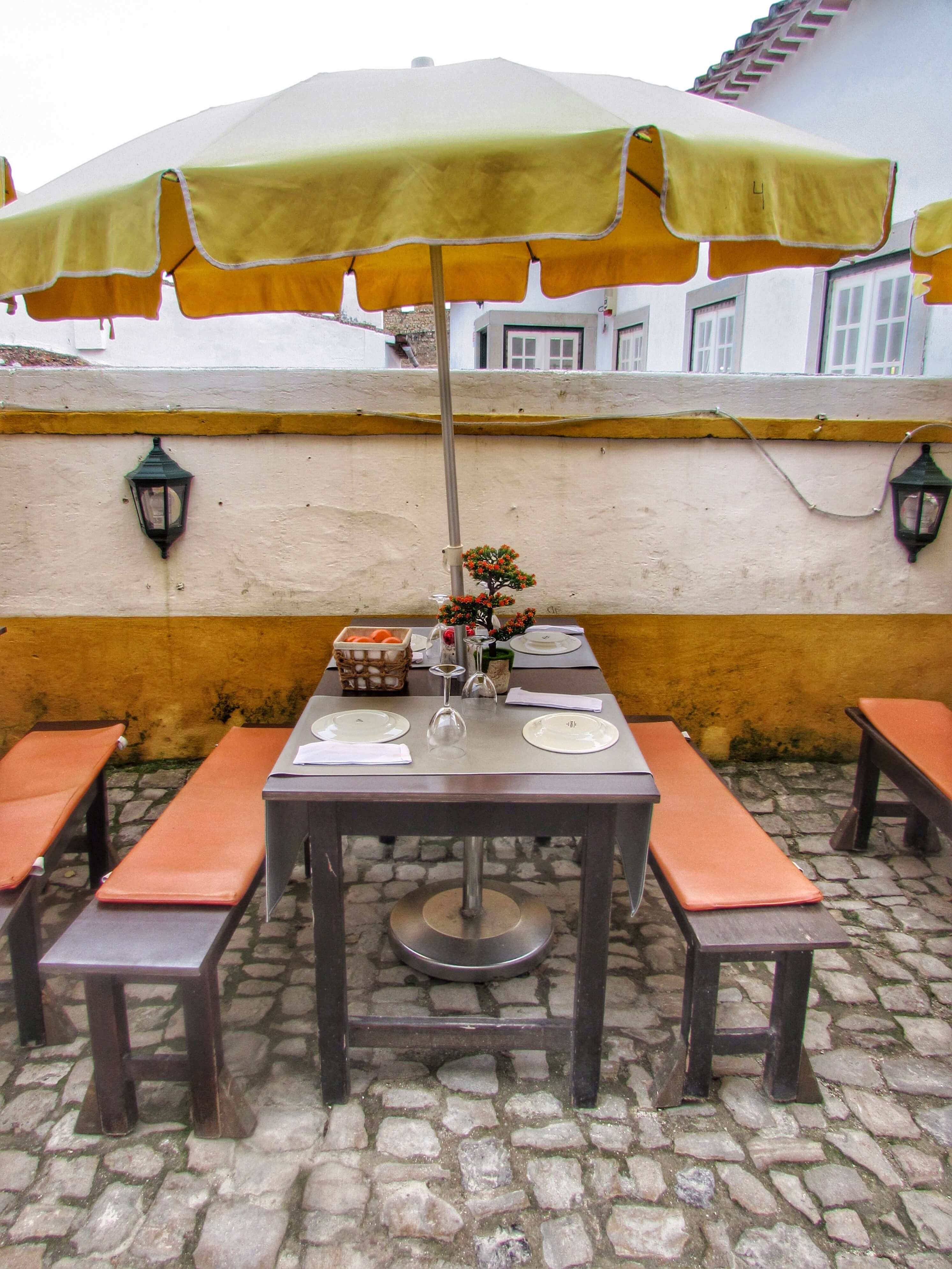 Alfresco Dining All Year In Obidos