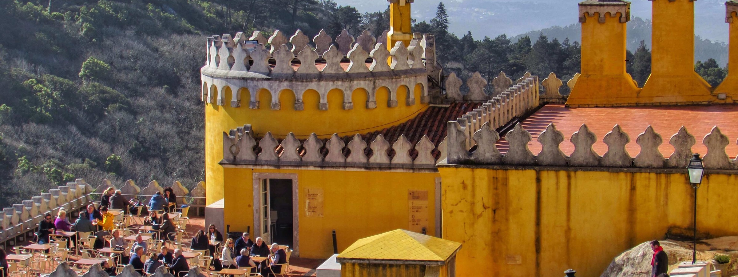 Cafe At Pena Palace In Sintra