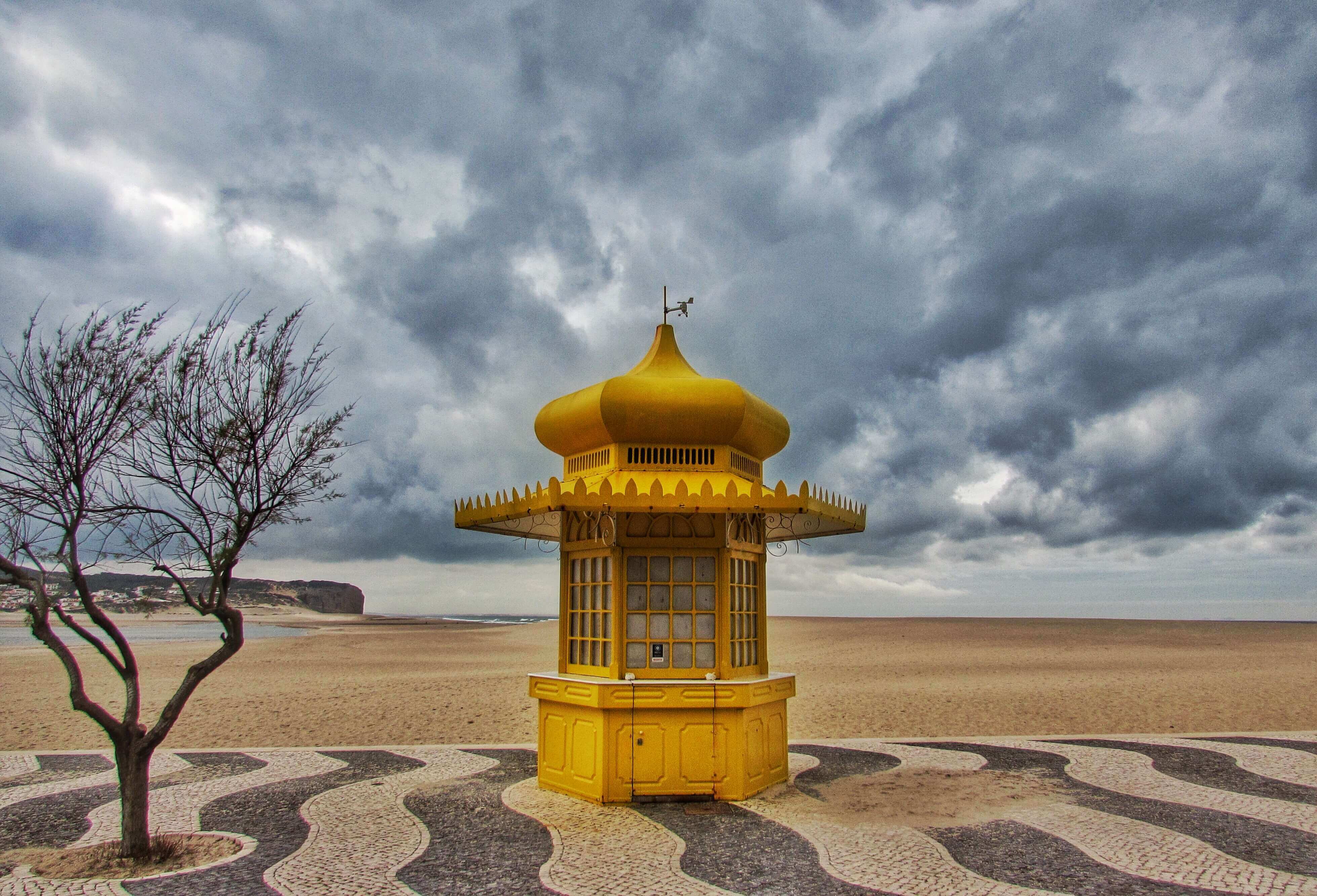 Foz Do Arelho Beach Any Time Of Year