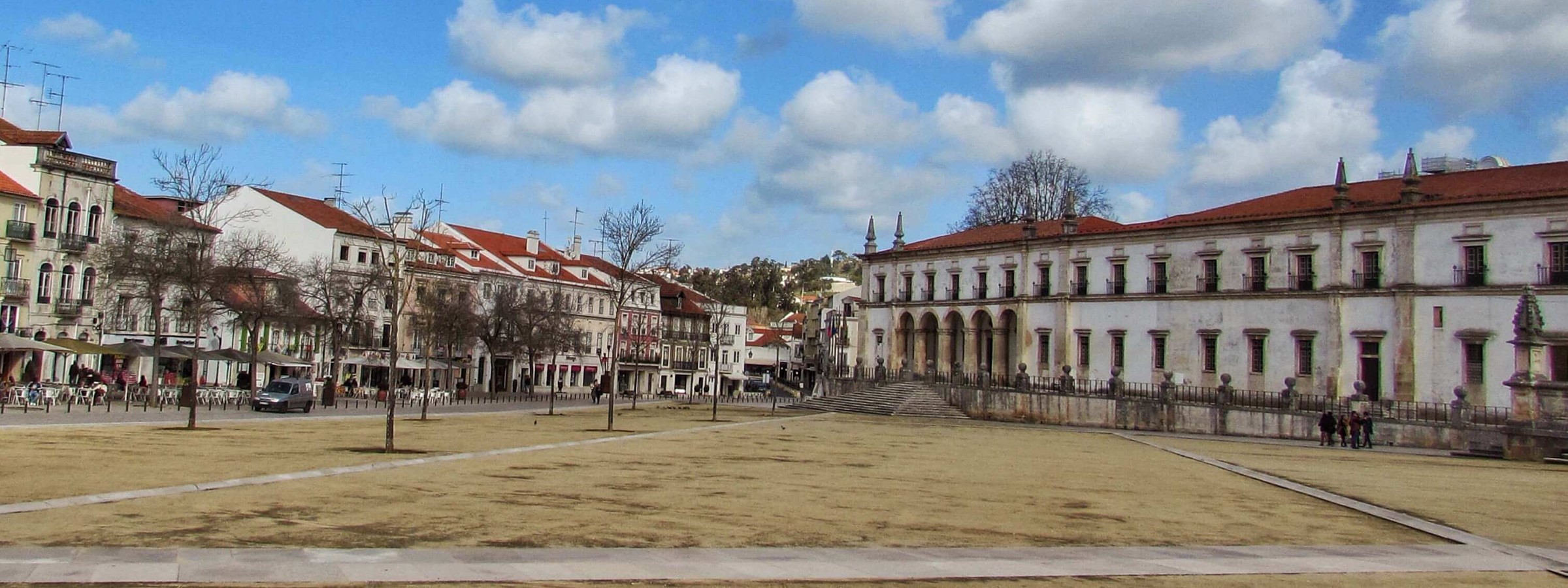 Main Square Of Alcobaca