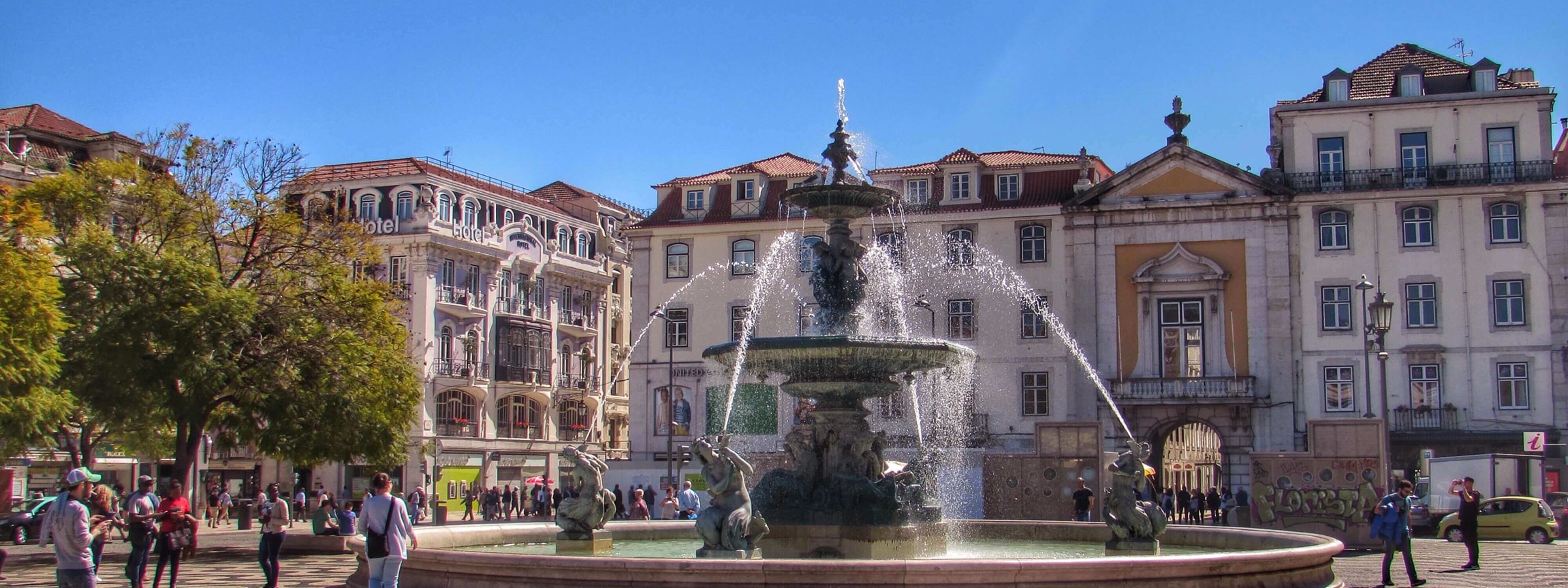 Many Unique Restaurants Fill The Squares In Lisbon