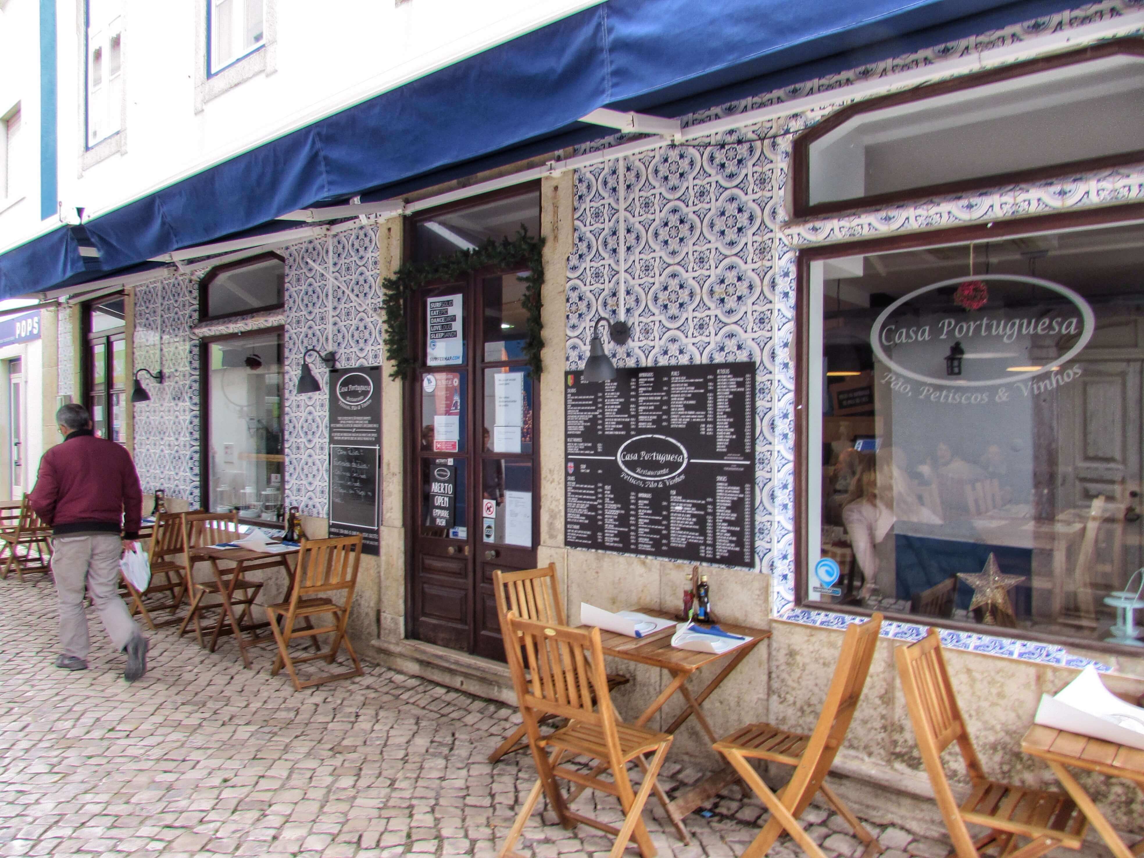Outdoor Tables On Every Corner In Ericeira
