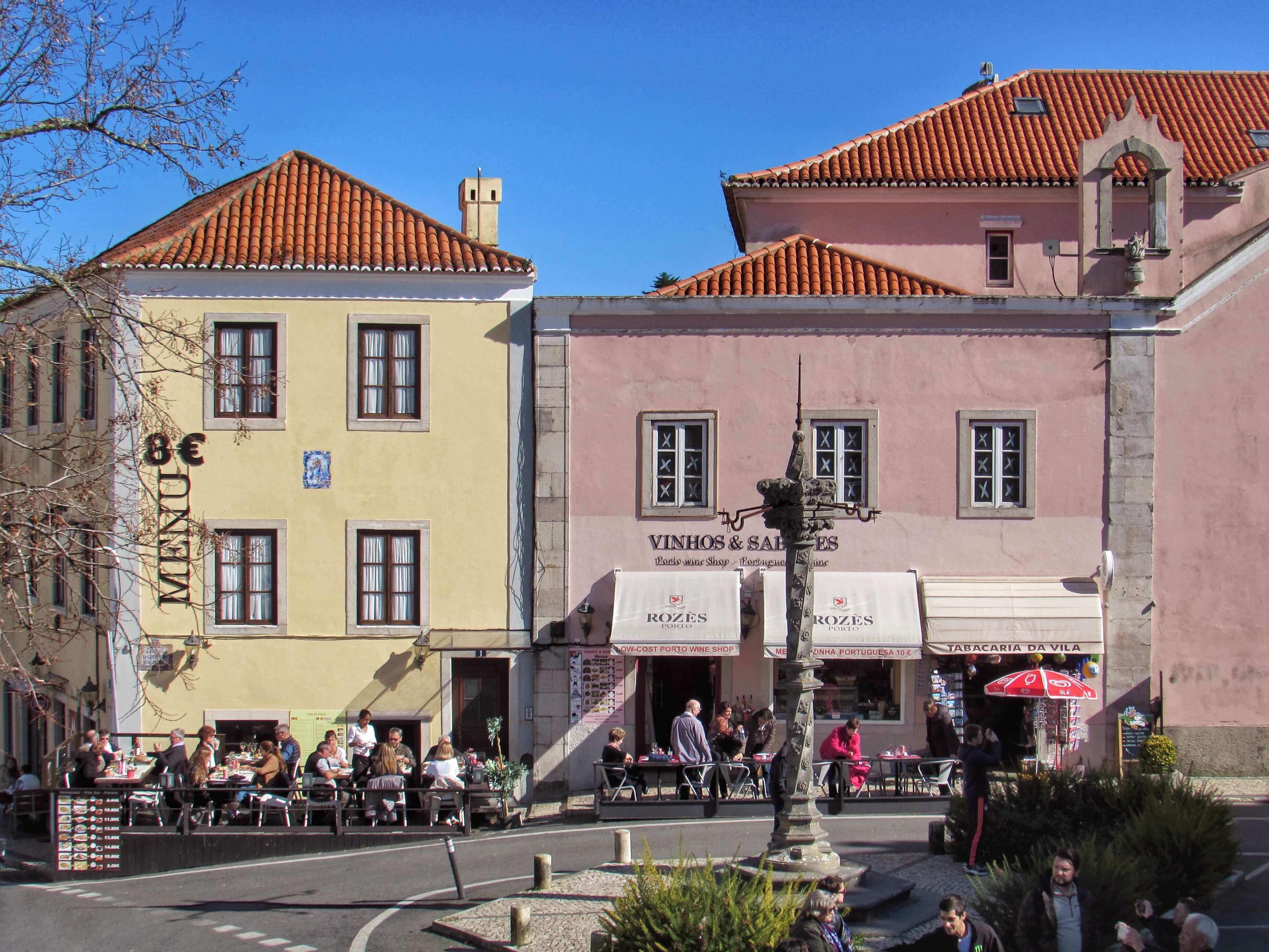 Stunning Squares Full Of Restaurants In Historic Sintra