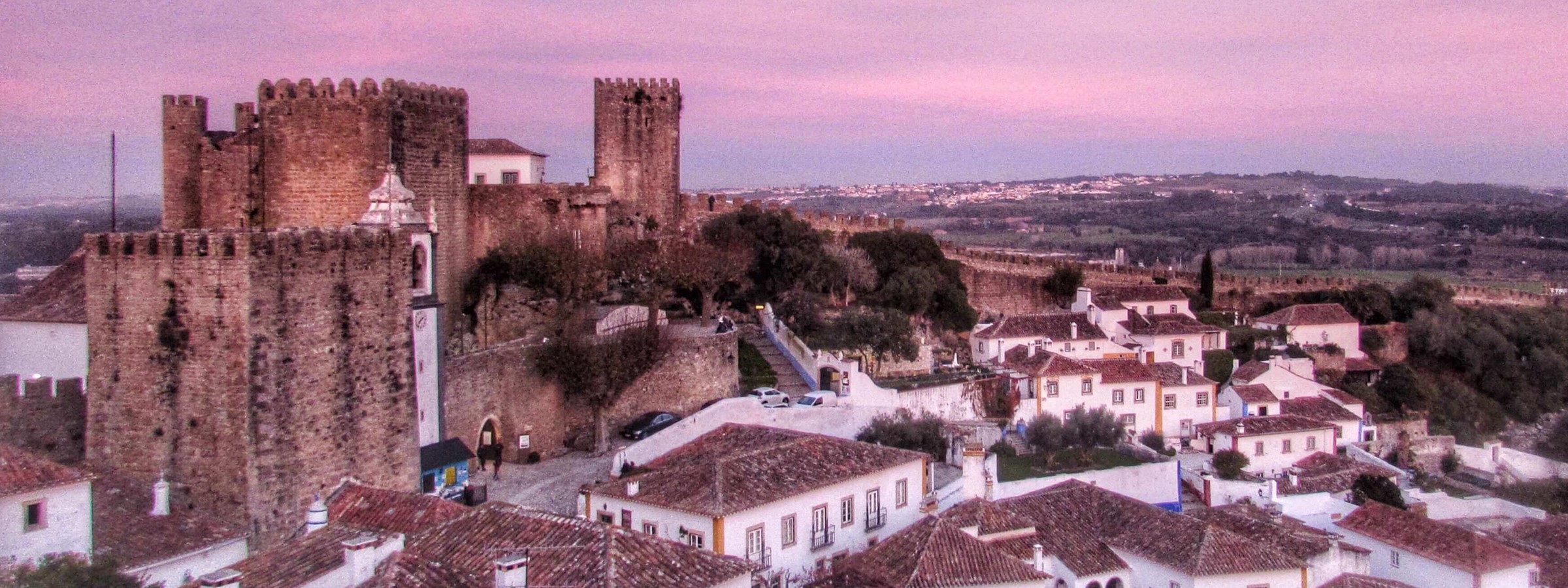Sunset In Obidos