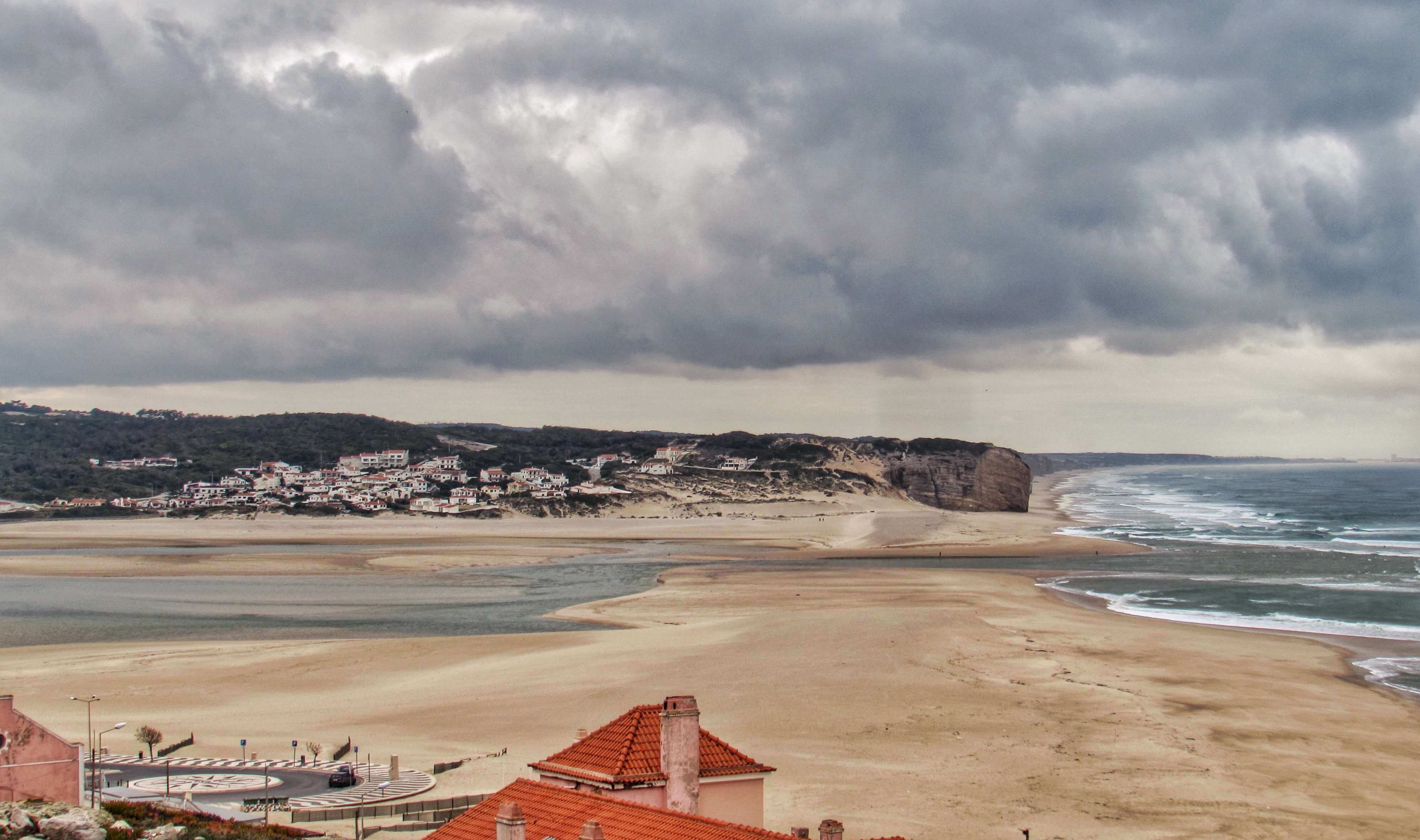 Obidos Lagoon Meets Atlantic Ocean 1