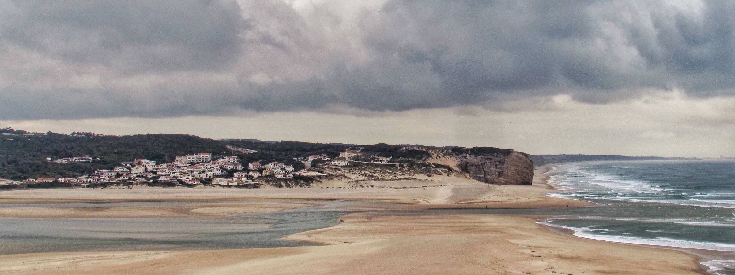 Obidos Lagoon Meets Atlantic Ocean 1