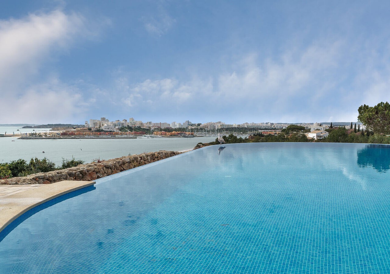 fantastic villa with infinity pool with view over the sea