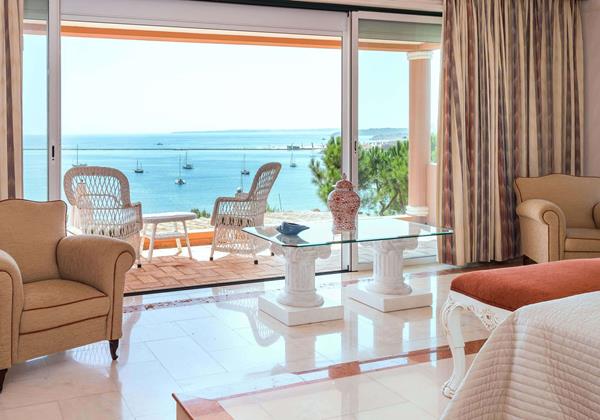 Master Bedroom With Lovely View Over The Sea