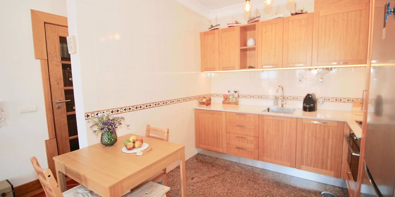 Kitchen With Dining Area