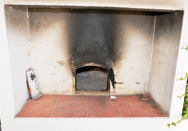 Wood Oven In Holiday Property